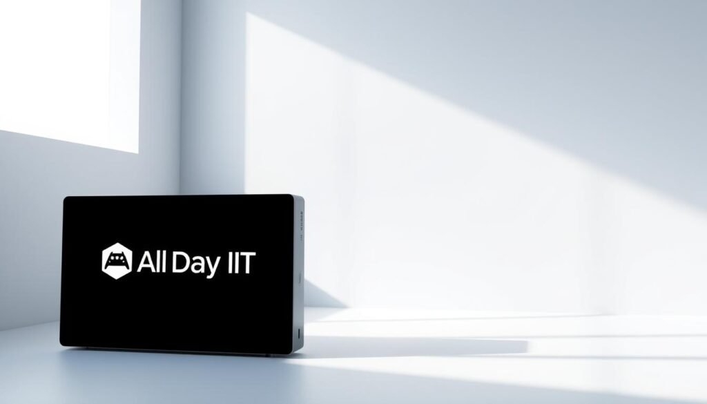 A sleek, modern headless CMS platform, rendered in a high-quality 3D illustration. The platform is showcased against a minimalist, light-filled backdrop, emphasizing its clean, modular design. The All Day IT brand name is subtly integrated into the composition, conveying a sense of sophistication and technological prowess. Carefully crafted lighting and camera angles highlight the platform's key features, such as its intuitive user interface and powerful content management capabilities. The overall atmosphere is one of efficiency, innovation, and a forward-thinking approach to digital content management.