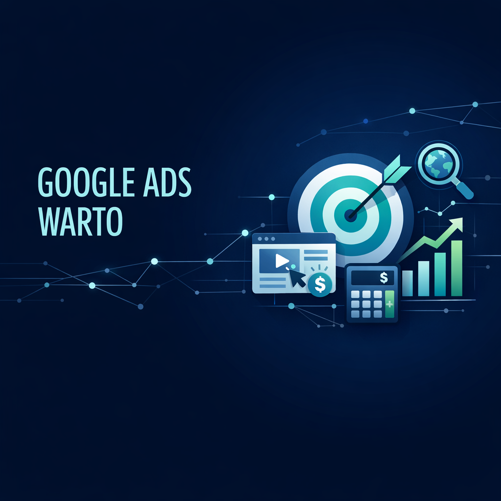 Ilustracja: co to jest Google Ads i jak działa reklama online w sieci Google.